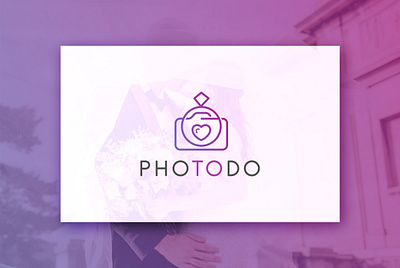 Photodo lineart logo logo design minimal photography