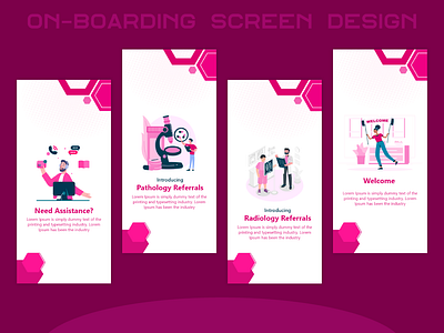 on-boarding screen design app branding design graphic design illustration logo typography ui ux vector