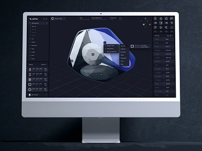 Aether Multi Cut Tool Design Concept 3d modeling cad software diamond diamond industry gem analysis gem cutting gem evaluation gemstone gemstone processing jewelry design jewelry making laser cutting machine learning multi cut multi tool scanning shapes tool web web design