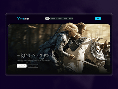 Video Verse - Design Concept aivideoediting branding contentcreation figma uidesign videoverse