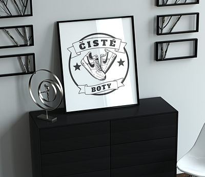 Čisté Boty - Logo branding graphic design logo