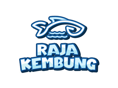RAJA KEMBUNG LOGO + PACKAGING fish fish logo ikan logo packaging sea typography