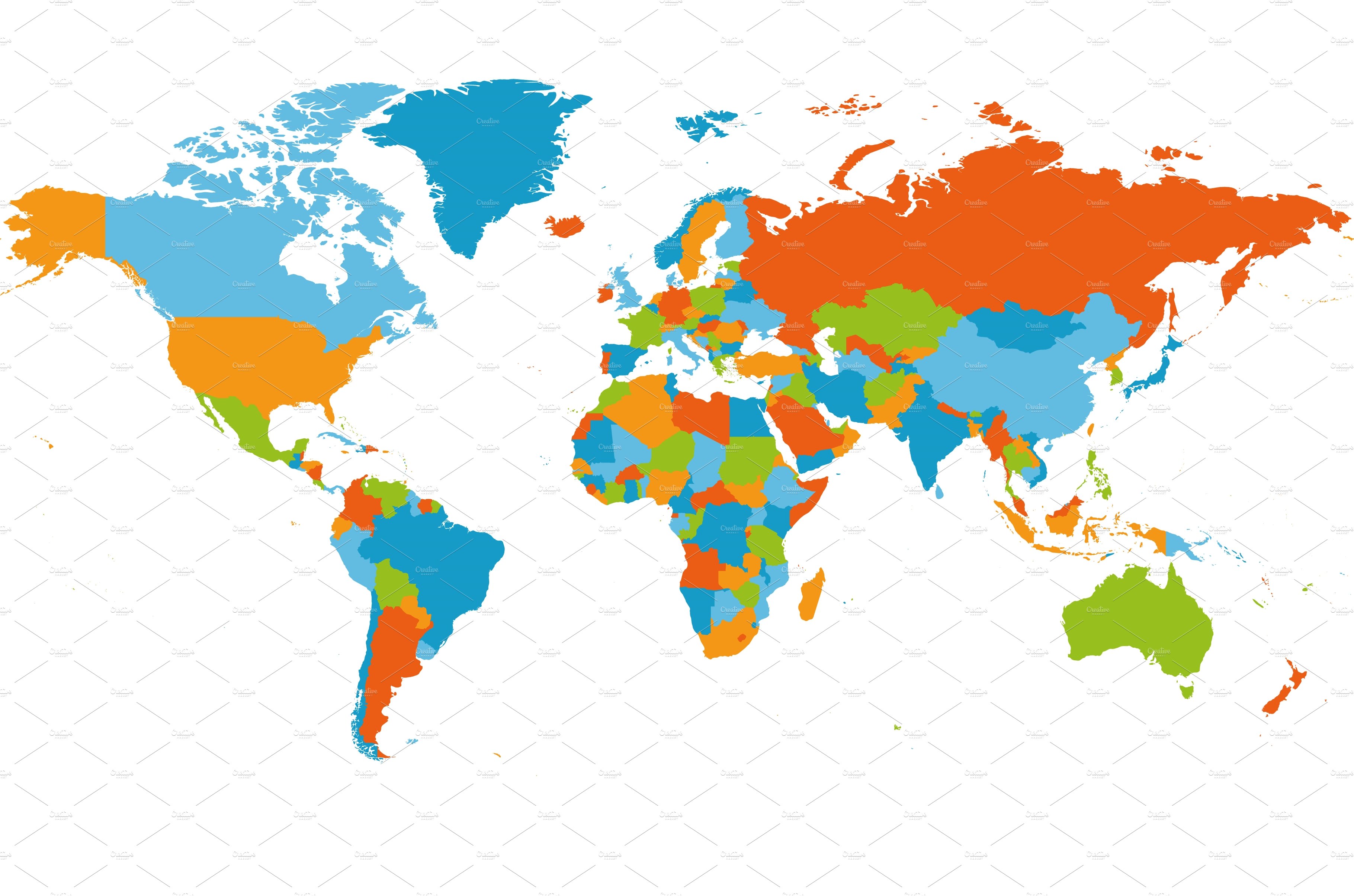 World Map High Detailed Blank By Petr Polák On Dribbble