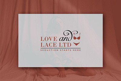 Love and Lace design feminine logo love minimal