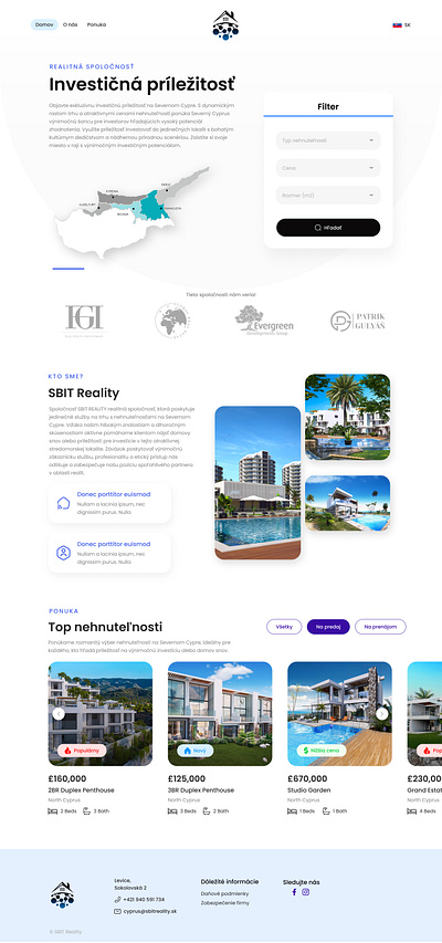 SBIT Reality - Concept Web Design graphic design web design