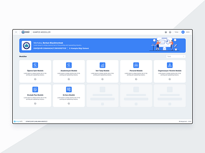 Modüller branding dashboard ui design interaction design ui ux web webdesign