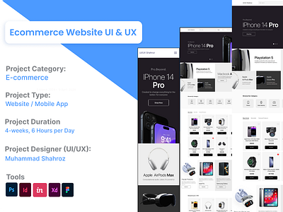 E-commerce Stunning Website UI & UX Design ecommerce web design landing page designer shahroz ui ui designer uiux freelancer shahroz user experience designer user interface designer ux ux designer web design web designer