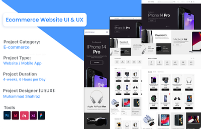 E-commerce Stunning Website UI & UX Design ecommerce web design landing page designer shahroz ui ui designer uiux freelancer shahroz user experience designer user interface designer ux ux designer web design web designer