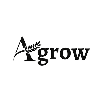 Agrow logo branding graphic design logo