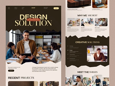 Design Agency Website agency agency website bold company page corporate website creative agency design design agency website landing page layout design portfolio ui uxdesign web web design web design service web ui webdesign website