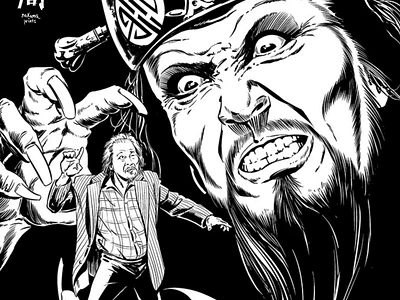 Big Trouble in Little China! illustration poster sketching