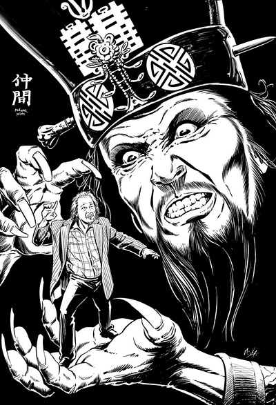 Big Trouble in Little China! illustration poster sketching