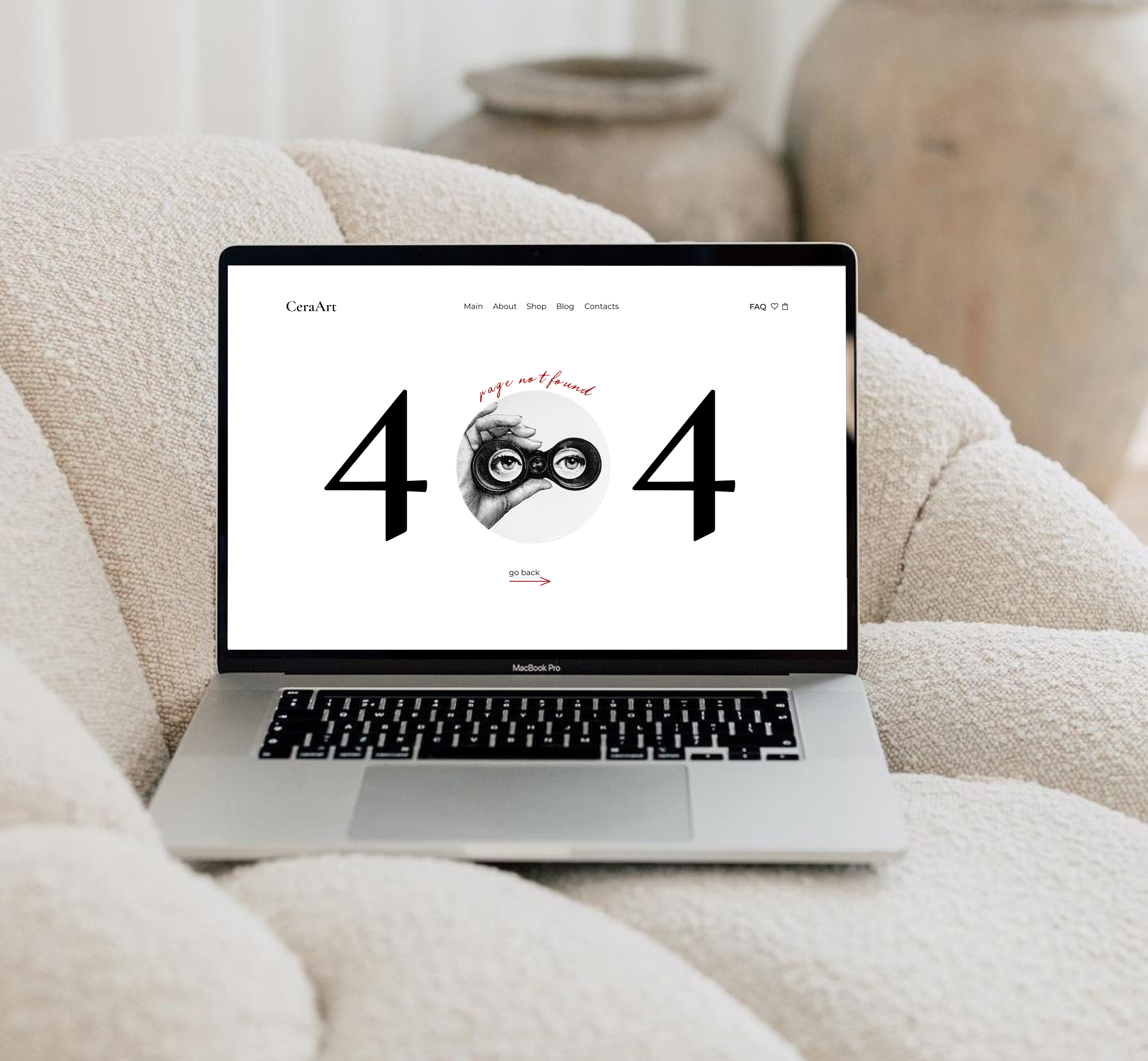 404 page for Ceramic Store 404 page ceramic store ceramics design figma shop ui ux web design