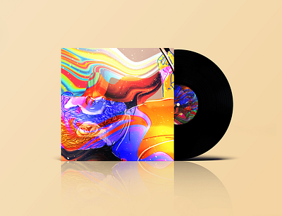 Album Cover Design abstract branding cover graphic design illustration musicalbum