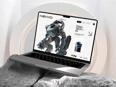 Nano Website 3d animation futuristic product render robots typography ui ui design ui interface uiux user experience user interface ux ux design web web design website