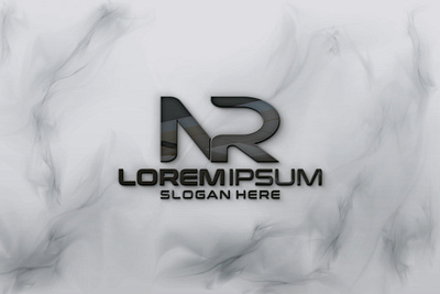 NR logo branding graphic design logo