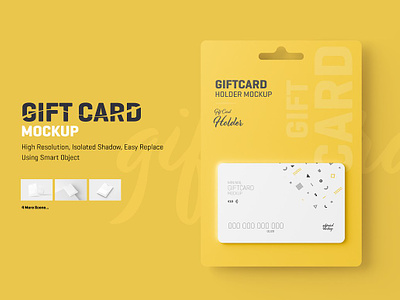 Gift Card Mockup With Card Holder brand branding business card card holder mockup cards credit card gift card gift card mockup giftcard mockup graphic holder mock up mock ups mockups presentation