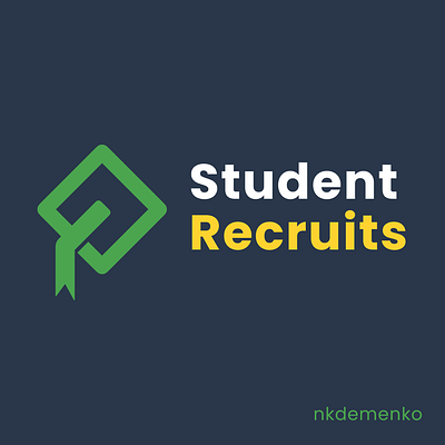 Logo for Student Recruits 2nd branding design graphic design illus illustration logo vector