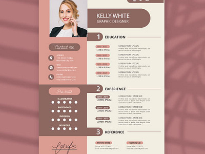 Modern & Professional Resume Design branding careergoals careergrowth careerplanning careertips cv cvtemplate design graphic design illustration jobseeker minimalresume modern modern and professional moderncv professional professionalcv resume ui vector