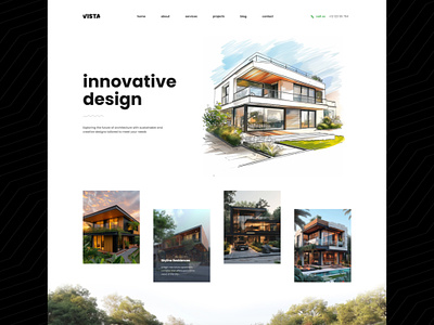 Homepage - Slider branding clean design flat header illustration slider typography ui ui ux design web design