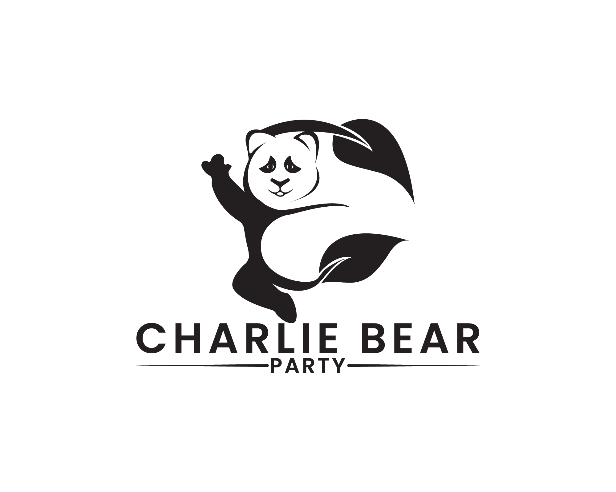 Panda logo design 3d animation branding design graphic design illustration logo motion graphics panda logo design ui vector