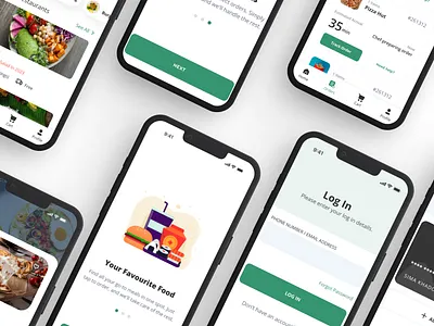 Foodie (Food delivery app case study) 3d app app design branding case study design food icon illustration logo motion graphics typography ui ui design ux