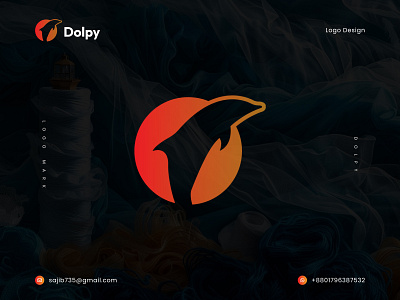 Dolpy A Web, Software and Digital marketing agency logo agency logo creative logo logo design marketing logo web logo