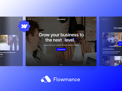 Webflow template designed for professional excellence. 💼✨ agency template design template ui webflow webflow template webflowtemplate websitedesign