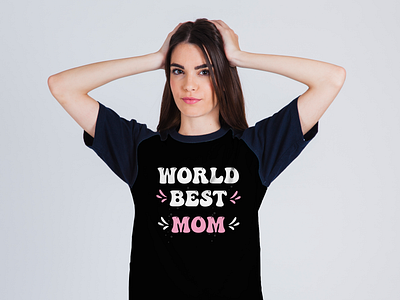 Mother's Day t-shirt design apparel design graphic design happy mother illustration love mom mama mom mommy mother mothers day t shirt t shirt design trendy typography unique world world best mom