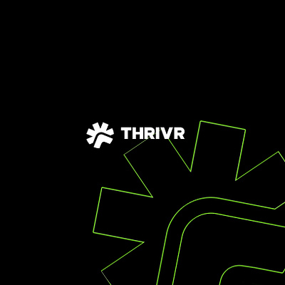 Logo Design (THRIVR) branding graphic design logo motion graphics