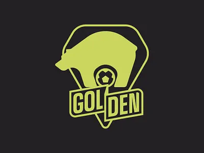 Golden illustration logo