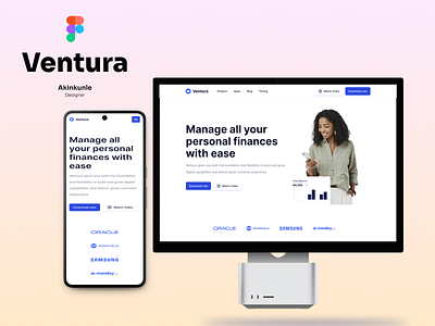 Ventura Wealth Management branding figma product design ui ux ux design wealth management