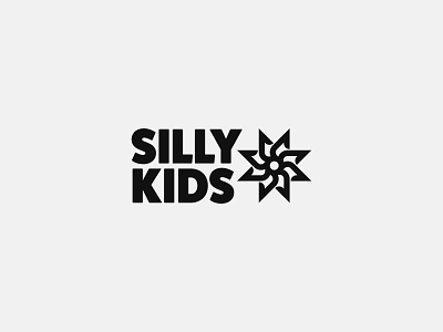 Silly Kids branding clean design graphic design icon logo logomark logotype mark minimal nostalgic silly symbol vintagelogo