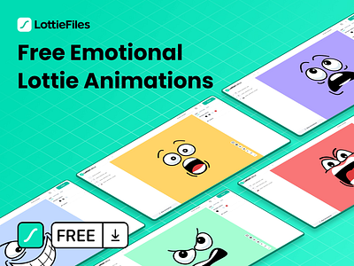 Free Emotional Lottie Animation animation app case studies cuberto design download emoji emotional face free free download game illustration lottie mobile motion rating top trending web