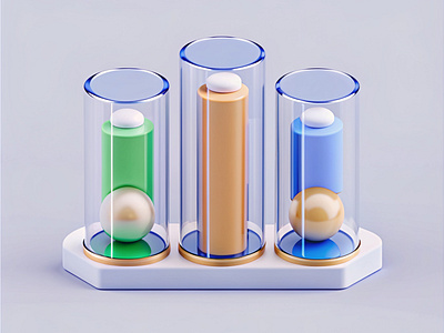 Glass tube 3d 4d balls blender bolls branding cinema4d effect freebie glass glass effect illustration productdesign render tube tubes