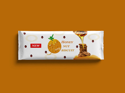 HONEY NUT BISCUIT branding design graphic design illustration logo mockup new packet packet design typography vector