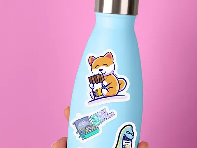 Branded Sticker Illustrations branded branding cute graphic design illustration simple sticker