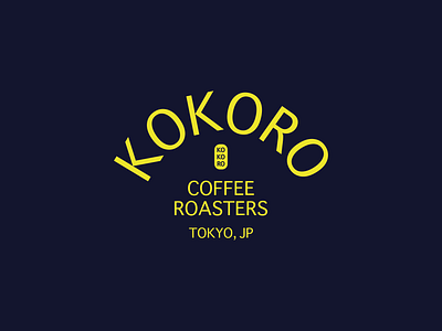 Kokoro bar branding coffee graphic design japan kokoro logo roasters tokyo visual visual identity
