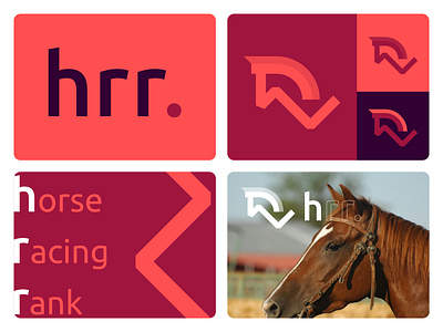 Logo | Horse - Racing - Rank brand guidelines branding case study design graphic design horse horse logo logo logo grid motion graphics racing racing logo rank ranking typo typography