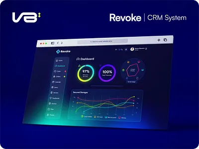 Revoke | Dashboard Design branding crm dashboard design figma graphic design logo minimalist minimalistic modern ui ui design uiux ux design uxui vector website website design