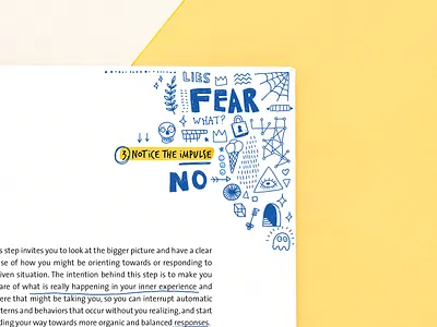 Editorial design for self-published wellbeing book ✨📚🖍🧘 book book cover design book design editorial editorial design graphic design illustration indesign interactive book layout design page design page formatting print design self published self published book typography wellbeing wellness