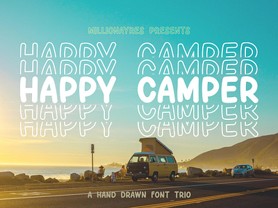 Happy Camper Font font typography