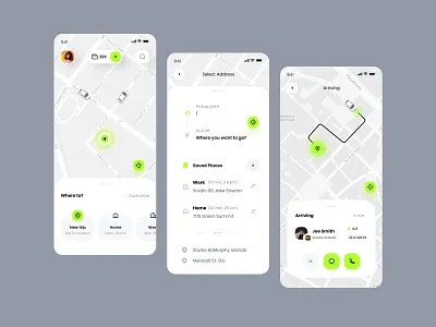 Taxi Online App UI UX Mobile Design application car service mobile online taxi ride ride app ride sharing taxi taxi app taxi app ui taxi booking taxi driver taxi service ui user friendly web design