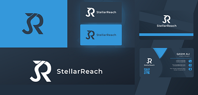 Stellar Reach: Ambitious Logo Design adobe illustrator branding figma graphic design logo design presentation design