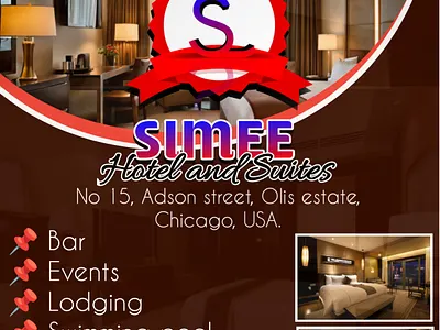 Hotel flyer designs graphics designs