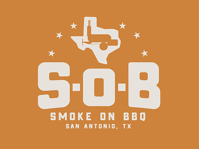 Smoke-on-BBQ Main Logo barbecue barbeque bbq branding brisket design graphic design identity illustration logo mark pork sanantonio texas