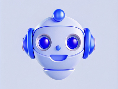 tiny-robot face 3d 3ddesigner ai animation artist branding cinema cinema4d face hamxah jhand illustration logo product design robot tiny tinyface ui