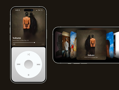 iPod Pro [Day 02 - 100] app apple ipod media mobile app music player phone ui