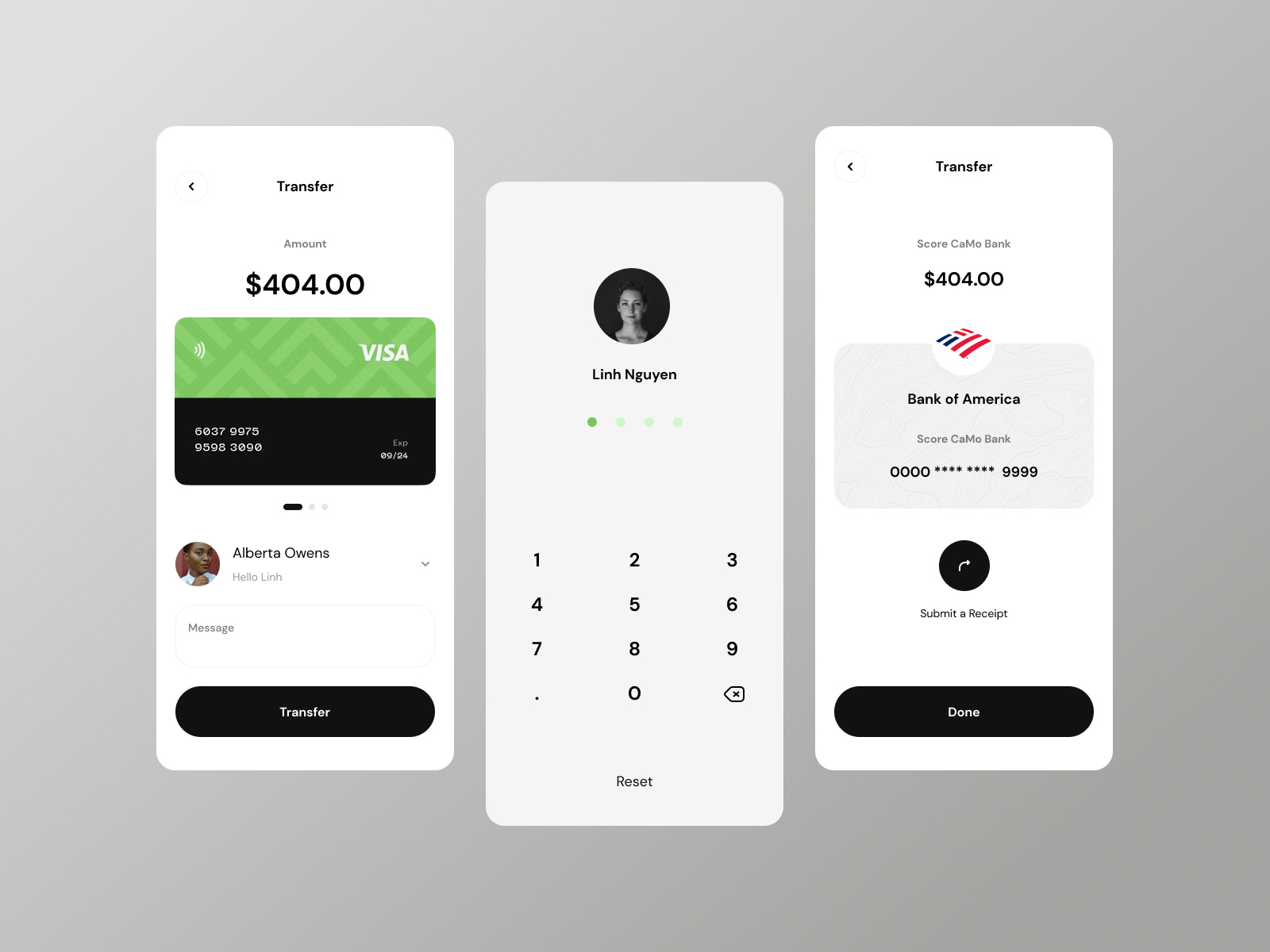 Payment App UI UX Mobile Design by Roohi Koohi on Dribbble