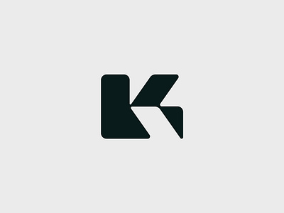 K logomark brand branding design elegant graphic design illustration k letter logo logo design logo designer logotype mark minimalism minimalistic modern sign